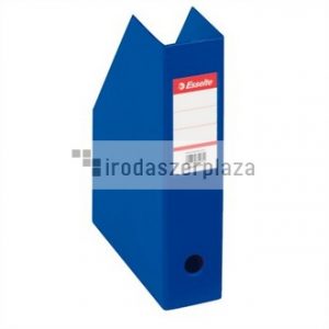 Iratpapucs, PVC/karton, 70 mm, összehajtható, ESSELTE, Vivida kék
