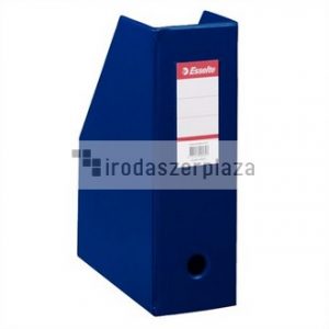 Iratpapucs, PVC/karton, 100 mm, összehajtható, ESSELTE, Vivida kék