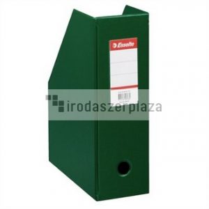 Iratpapucs, PVC/karton, 100 mm, összehajtható, ESSELTE, Vivida zöld