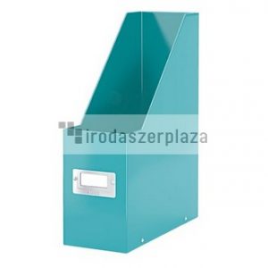 Iratpapucs, PP/karton, 95 mm, LEITZ "Click&Store", jégkék