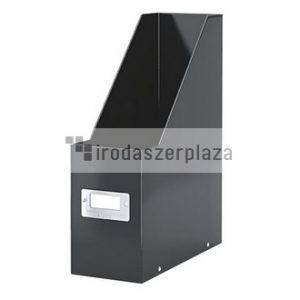 Iratpapucs, PP/karton, 95 mm, LEITZ "Click&Store", fekete