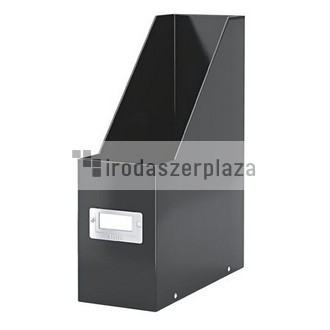 Iratpapucs, PP/karton, 95 mm, LEITZ "Click&Store", fekete