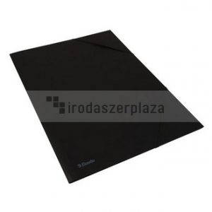 Gumis mappa, karton, A3, ESSELTE "Rainbow", fekete