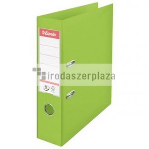 Iratrendező, 75 mm, A4, PP, élvédő sínnel, ESSELTE "Standard", Vivida zöld