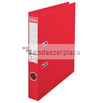 Iratrendező, 50 mm, A4, PP, élvédő sínnel, ESSELTE "Standard", Vivida piros