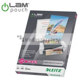 Meleglamináló fólia, 125 mikron, A4, fényes, UDT technológiával, LEITZ "iLam"