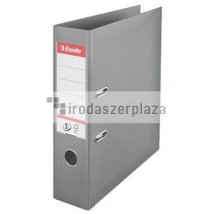 Iratrendező, 75 mm, A4, PP, élvédő sínnel, ESSELTE "Standard", szürke