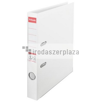 Iratrendező, 50 mm, A4, PP, élvédő sínnel, ESSELTE "Standard", Vivida fehér