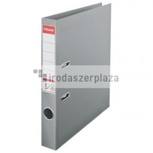 Iratrendező, 50 mm, A4, PP, élvédő sínnel, ESSELTE "Standard", szürke