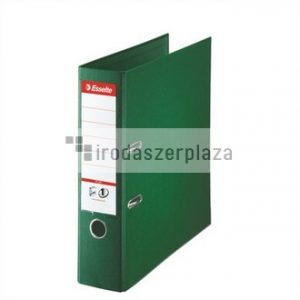 Iratrendező, 80 mm, A4, PP, élvédő sínnel, ESSELTE "Standard Plus", Vivida zöld