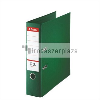 Iratrendező, 80 mm, A4, PP, élvédő sínnel, ESSELTE "Standard Plus", Vivida zöld