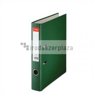 Iratrendező, 50 mm, A4, PP/karton, élvédő sínnel, ESSELTE "Economy", zöld