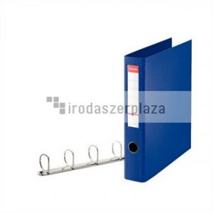 Gyűrűs könyv, 4 gyűrű, D alakú, 60 mm, A4 maxi, PP, ESSELTE "Jumbo Vivida", kék