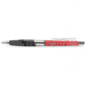 Golyóstoll, 0,35 mm, nyomógombos, FLEXOFFICE "Tango", piros