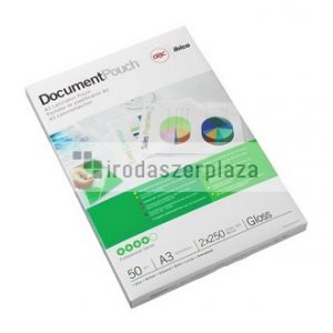 Meleglamináló fólia, 75 mikron, A3, fényes, GBC