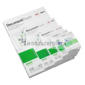 Meleglamináló fólia, 75 mikron, A4, fényes, GBC