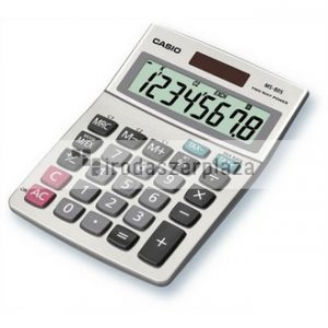 Számológép, asztali, 8 számjegy, CASIO "MS-80B S"
