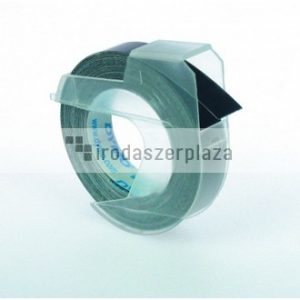 Feliratozógép szalag, 9 mm x 3 m, DYMO "3D", fekete