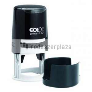 Bélyegző, kör, COLOP "Printer R 40", lila cserepárnával