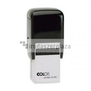Bélyegző, COLOP "Q24", fekete párnával
