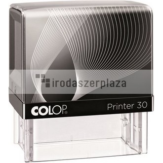 Bélyegző, COLOP "Printer IQ 30" fekete ház - fekete párnával