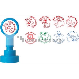 Bélyegző, motivációs, Kíváló!, COLOP "N43-kék", kék