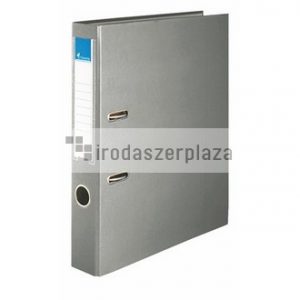 Iratrendező, 50 mm, A4, PP/karton, VICTORIA OFFICE, "Basic", szürke