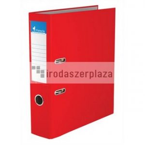 Iratrendező, 75 mm, A4, PP/karton, VICTORIA OFFICE, "Basic", piros