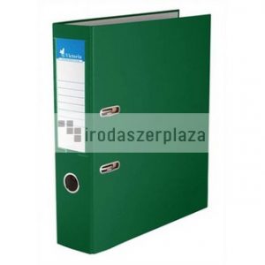Iratrendező, 75 mm, A4, PP/karton, VICTORIA OFFICE, "Basic", zöld