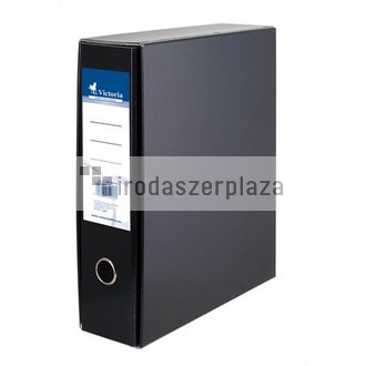 Tokos iratrendező, 75 mm, A4, karton, VICTORIA OFFICE, fekete