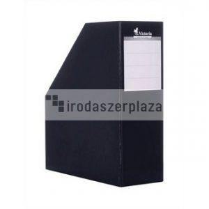 Iratpapucs, karton, 90 mm, VICTORIA OFFICE, fekete