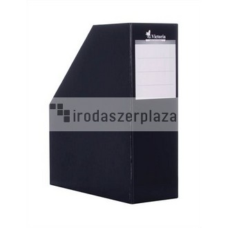 Iratpapucs, karton, 90 mm, VICTORIA OFFICE, fekete