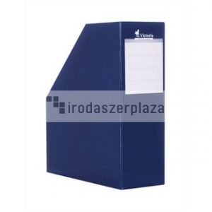 Iratpapucs, karton, 90 mm, VICTORIA OFFICE, sötétkék