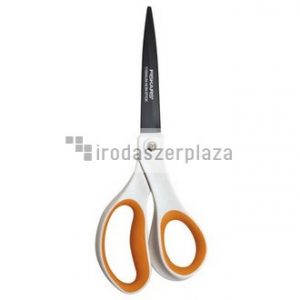 Olló, általános, tapadásmentes, 20 cm, FISKARS "Non-Stick", fehér