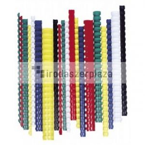 Spirál, műanyag, 8 mm, 21-40 lap, FELLOWES, 100 db, kék