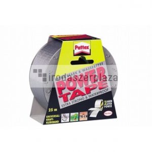 Ragasztószalag, 50 mm x 25 m, HENKEL "Pattex Power Tape", ezüst