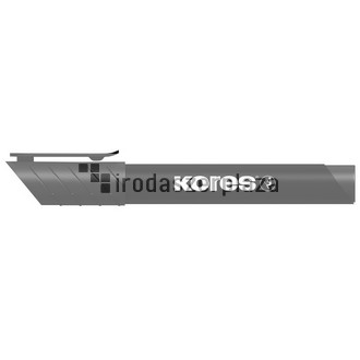 Alkoholos marker, 3-5 mm, kúpos, KORES "K-Marker", fekete