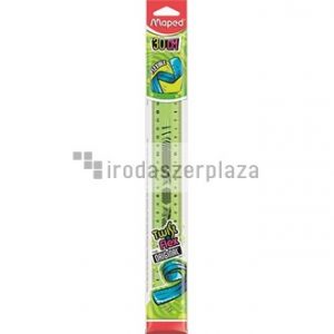 Vonalzó, műanyag, törhetetlen, 30 cm, MAPED "Twist`n Flex"