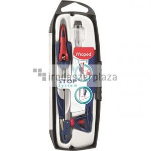 Körző készlet, rögzíthető lábakkal, 3 darabos, MAPED "Stop System"
