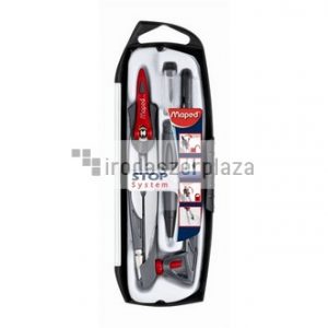 Körző készlet, rögzíthető lábakkal, 5 darabos, MAPED "Stop System"