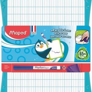 Fehértábla, kiegészítőkkel, MAPED, vegyes színek