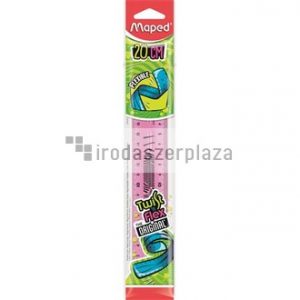 Vonalzó, műanyag, törhetetlen, 20 cm, MAPED "Twist`n Flex"