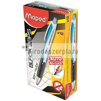 Nyomósirón, 0,5 mm, MAPED "Black`Peps", kék