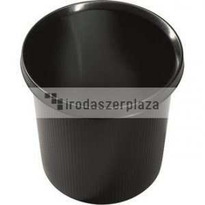 Papírkosár, 18 l, HELIT "Linear", fekete