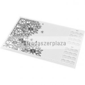 Könyökalátét, A3, 410x297 mm, színezhető, PANTA PLAST, "virágos"