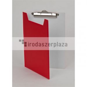 Felírótábla, fedeles, A5, PANTAPLAST, piros-fehér