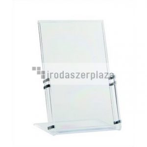 Prospektustartó, asztali, A5, PANTA PLAST