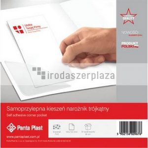 Sarokzseb, 120x120 mm, öntapadó, PANTA PLAST