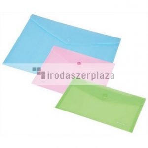 Irattartó tasak, A4, PP, patentos, 160 mikron, PANTA PLAST, pasztellkék