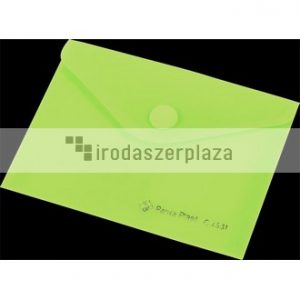 Irattartó tasak, A7, PP, patentos, 160 mikron, PANTA PLAST, pasztellzöld